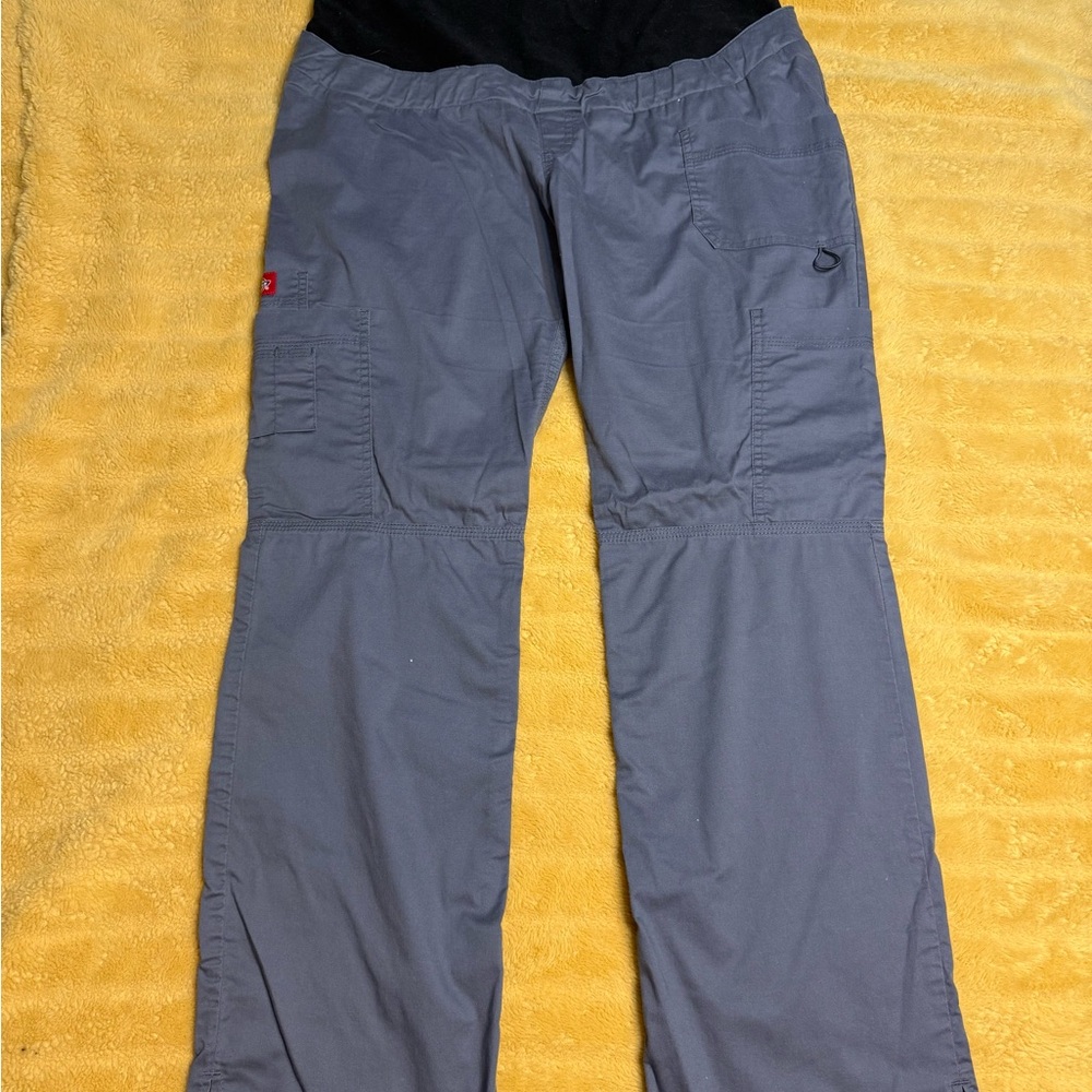 Gray scrub pants